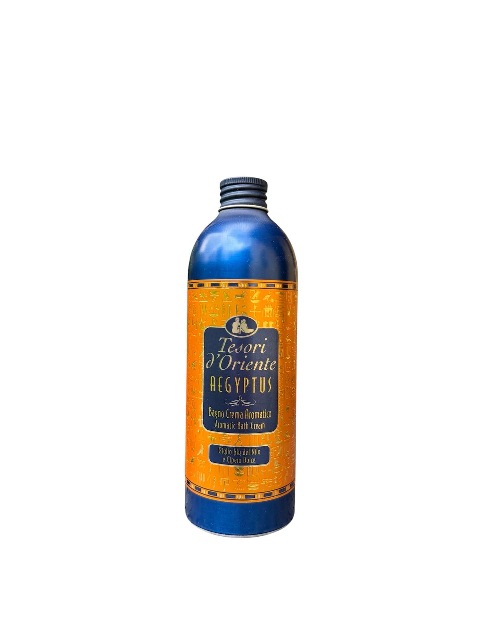 Tesori d'Oriente Aegyptus aromatisches Duschbad 500 ml aus Italien mit Blauem Nil-Lilie-Duft und orientalischen Holznoten